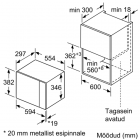 Bosch BFL524MB0, Integreeritav kodutehnika, Integreeritavad mikrolaineahjud